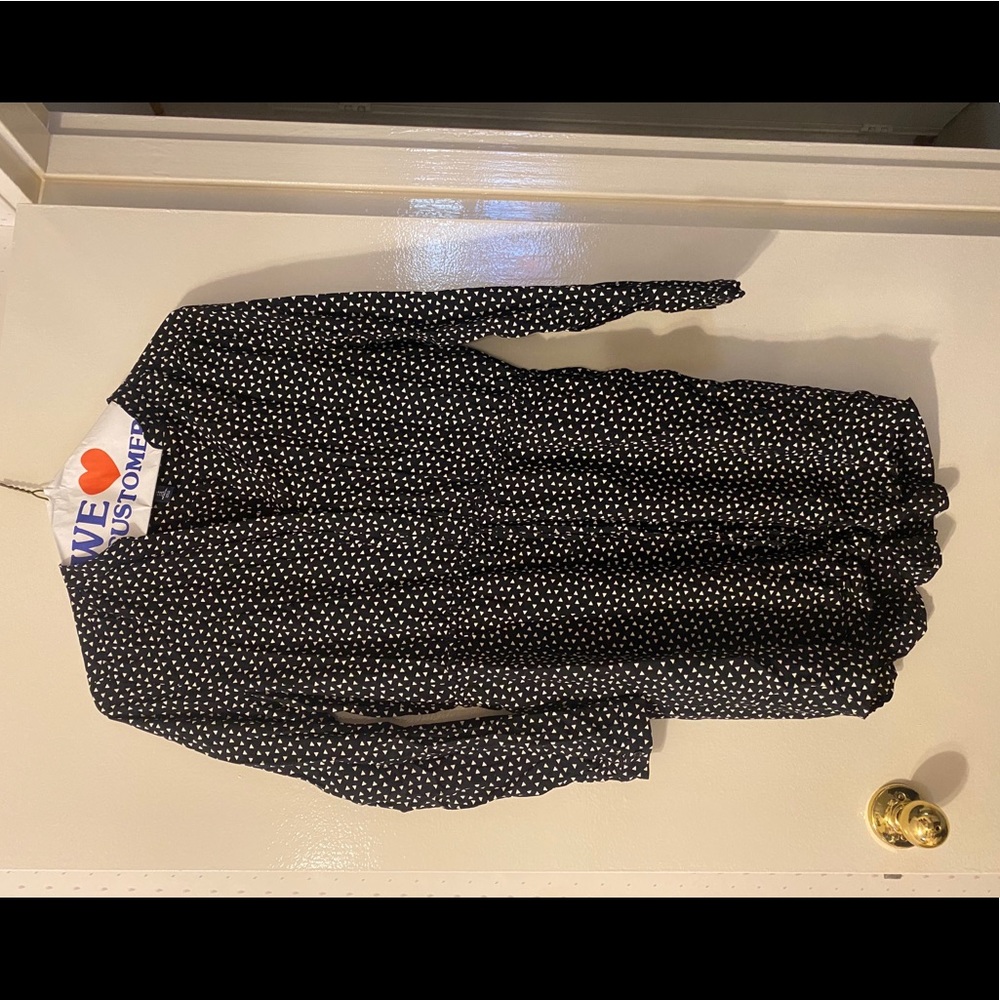 GAP black & white Medium dress